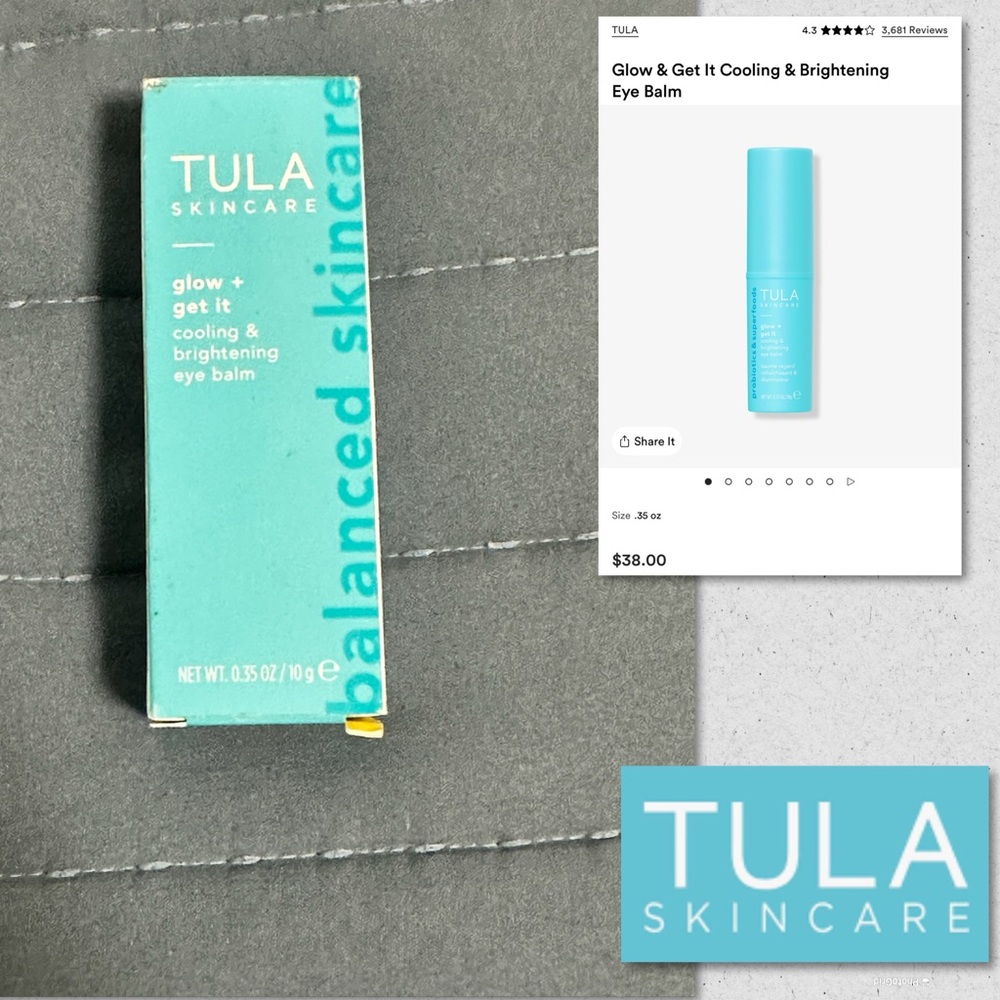 TULA Glow & Get It Cooling & Brightening Eye Balm